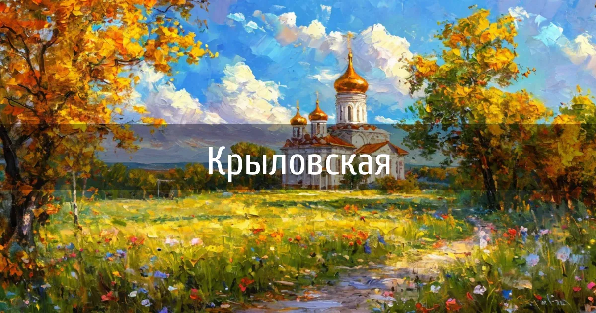 Чаты и каналы города Крыловская
