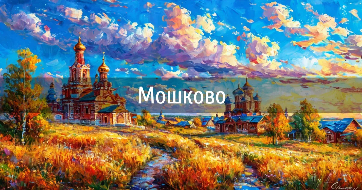 Каналы города Мошково