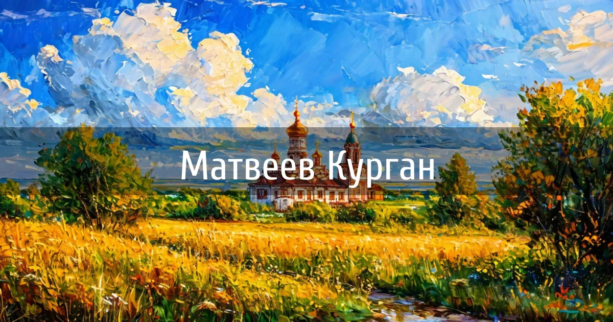 Чаты и каналы города Матвеев Курган