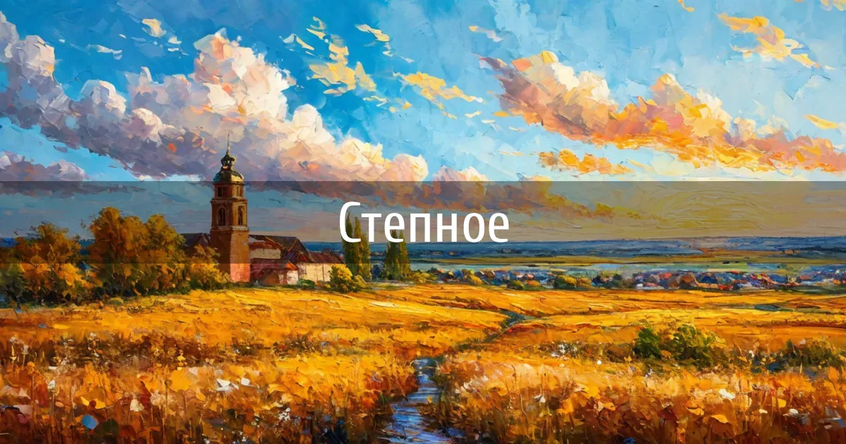 Чаты и каналы города Степное