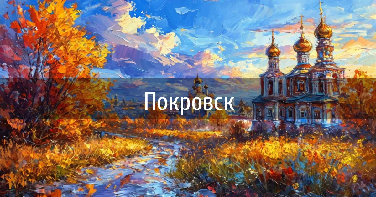 Каналы города Покровск