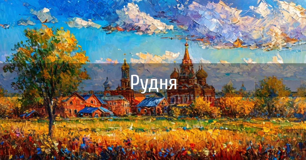 Чаты и каналы города Рудня
