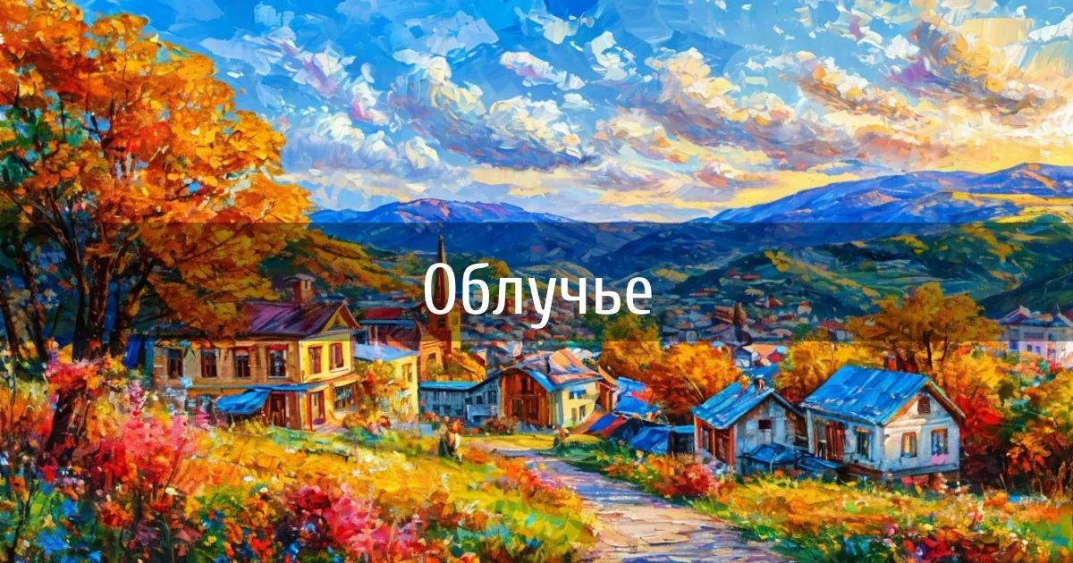 Каналы города Облучье
