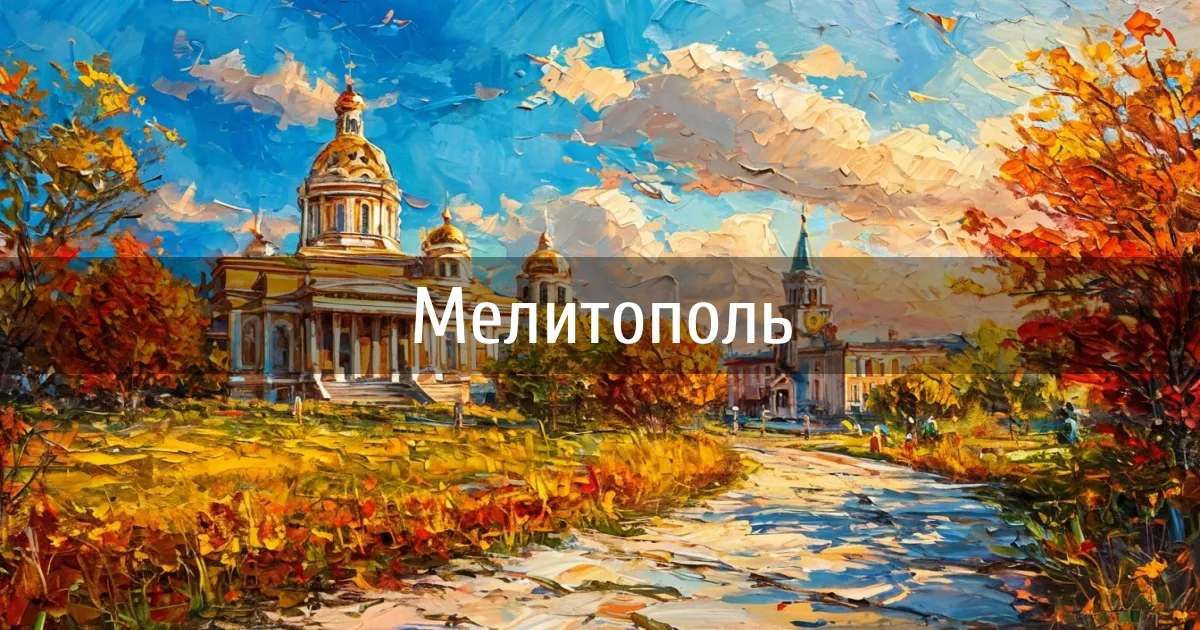 Каналы города Мелитополь