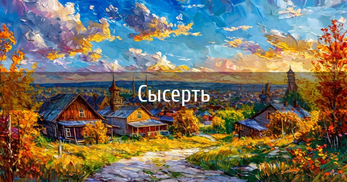 Чаты и каналы города Сысерть