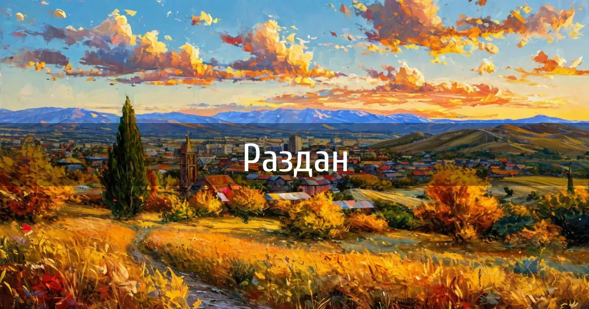 Чаты города Раздан