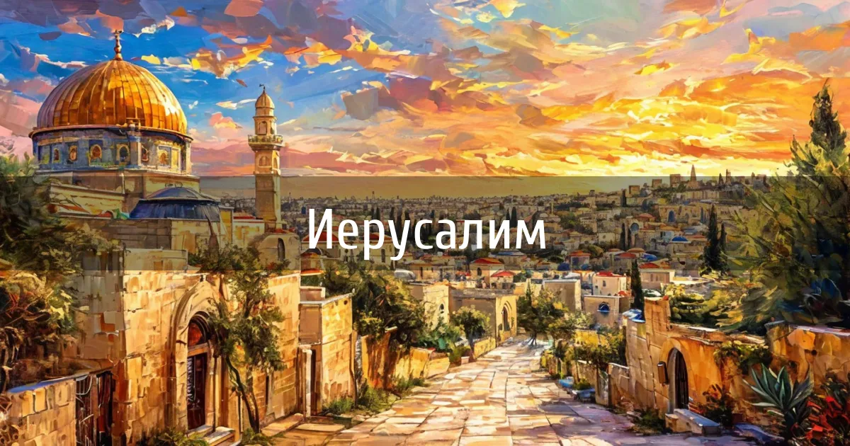 Чаты и каналы города Иерусалим