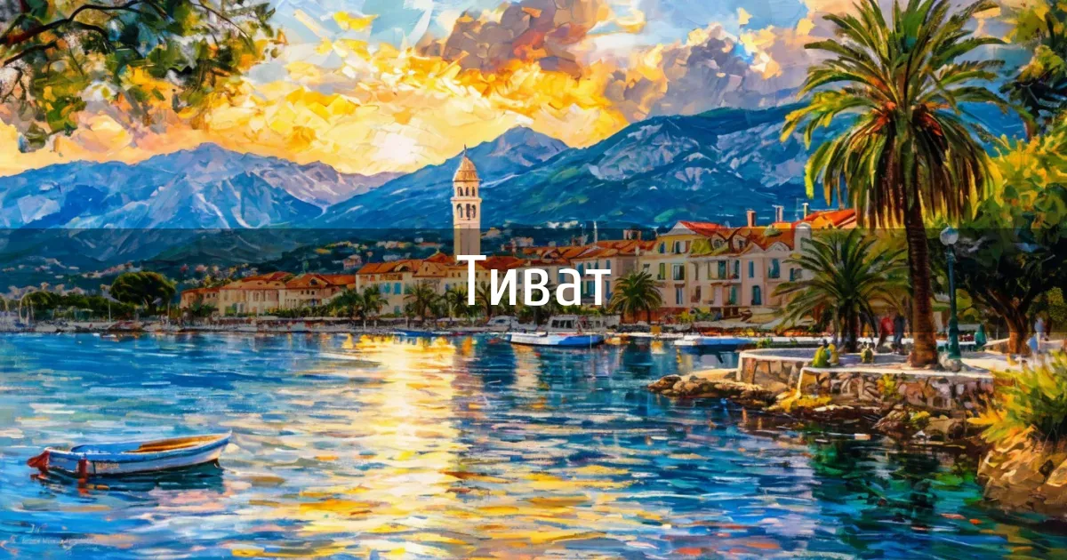 Чаты и каналы города Тиват