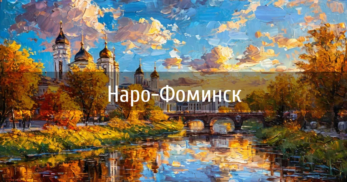 Чаты и каналы города Наро-Фоминск