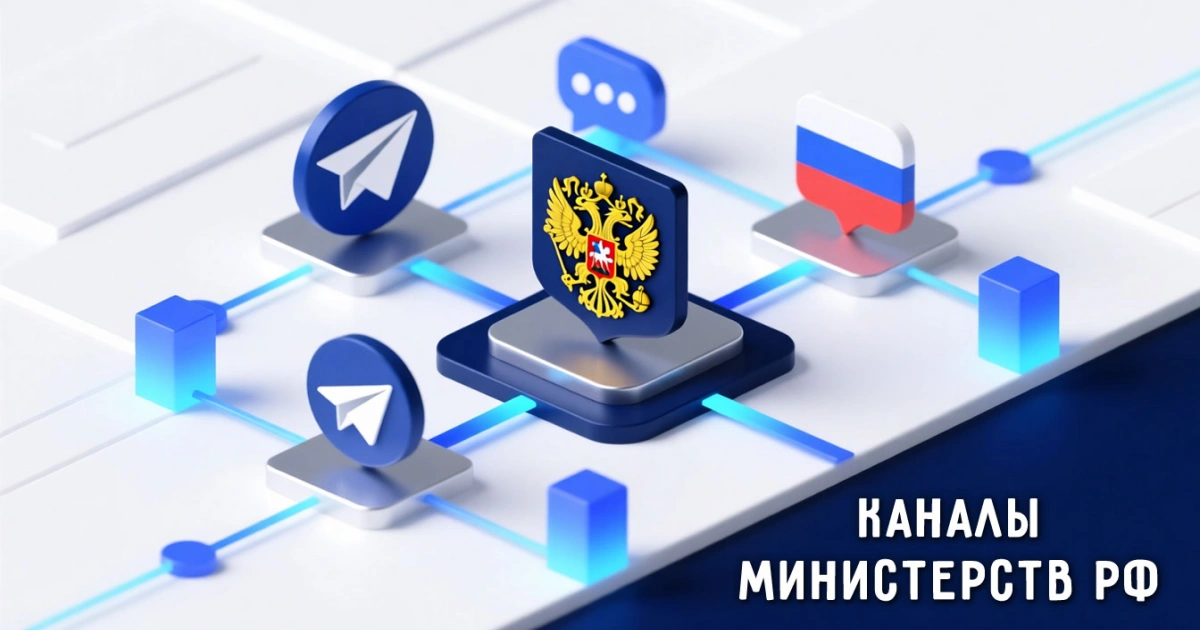 Официальные Telegram каналы министерств России